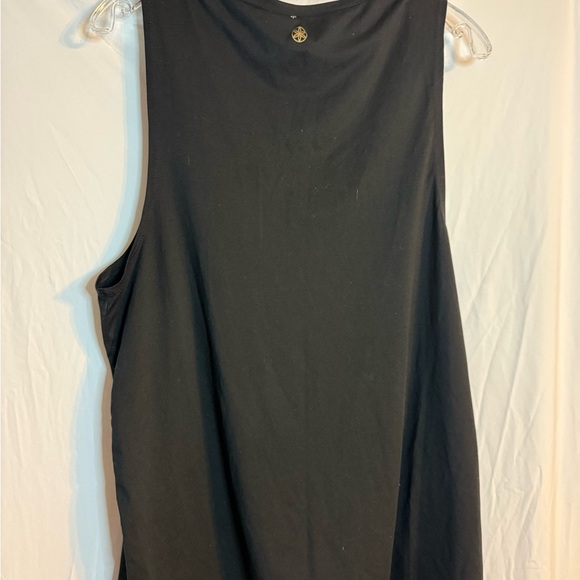 GAIAM Women’s XL Black Tank Top with Laser Cutout Design | Gaiam Lena Tank Top - Picture 5 of 6